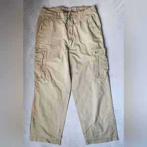 Vintage Hollister Tan Cargo Pants, Size 34, 43 Inch Outseam